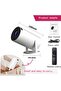Portable Smart Projector, 4K Compatible LCD Projector for Home Theater - 4
