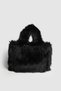 Lagraccio Paris Women's Havanna Plush Hand and Crossbody Bag