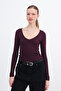 V-Neck Basic Blouse B0425 - 5