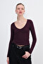 V-Neck Basic Blouse B0425