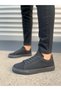 Jy122 Fashion Lace-Up Suede Men's Casual Sneaker Shoes Sst - Black - 2