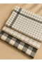 Monika 3-Piece Black Cotton Set of Dishcloths 45X65 cm – Water Absorbent, Soft, Colorful Kitchen Towels - 2