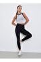 Contrast Edge Ribbed Crop Top and Leggings Set - 2