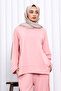 Modal Tunic Pants Set with Powder Front Detail - 3