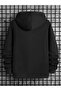 Brushstroke X Printed Oversized Hoodie - 2