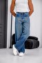 Puertas Men's High Waist Balloon Baggy Fit Loose Fit Jeans - 5