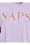 Foil Print Dropped Shoulder T-Shirt and Star Print Pyjama Set - 3