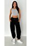 Three Thread Women's Baggy Sweatpants with Stoppers - 3