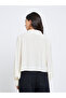 Cream Crop Shirt with Double Button Placket - 4