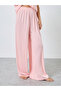 Pointelle Round Neck Placket T-Shirt and Wide Leg Pyjama Set - 4