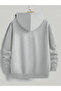 Minimalist Hoodie with Eagle Figure - 2