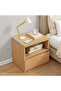 Home Bedside Storage Cabinet With Drawer And Shelf - 3