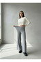 Women's Knitwear Pants Stretchy Winter Wide Leg