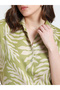 Olive Relaxed Fit Casual Shirt - 4