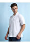 Men Cuban Collar Relaxed Fit Textured Shirt - 3
