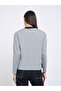Women Grey Embroidered Slogan T-Shirt - 4