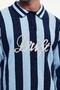 Striped Polo Neck Sweater - 3