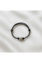 Dorika Adjustable Black String Ring with Bead Detail - Does Not Tarnish - 2