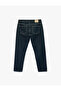 Cotton Regular Waist Tapered Fit Jean Trousers - 2