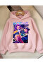 Young KPop Demon Hunters Pink 3-Thread Thick Sweet Hoodie