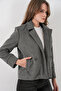 Women's Cashmere Jacket 0725 - Gray - 4