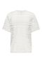 Onlaniri S/S O-Neck Top Jrs Women's White T-Shirt - 15350242 - 2