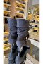 Imported Women's Genuine Leather Suede Boots - 3