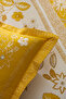 Vespera 100% Cotton Double Duvet Cover Pique Set Mustard - 7
