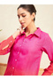 Ombre Look Linen Shirt and Pants Co-Ords - 5
