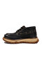 Black Nubuck Genuine Leather Men's Casual Shoes 25K550 m - 4