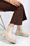812-2137 Beige Elastic Daily Women's Boots - 2