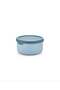 Storage Container Round Set of 12 with Soft Lid Blue Food Freezer Food Container - 5