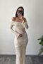 Dantelli Premium New Season Dress - Beige - 5