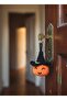 Hand Knitted Pumpkin Keychain or Car Mirror Ornament |   Halloween Themed