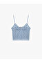 Heart Neck Thin Strap Lace Pajama Top