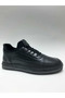 Genuine Leather Laceless Black Color Winter Men's Shoes - 2