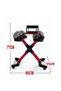 Heavy Duty Dumbbell Stand EM-9262-R, 120KG Capacity, 2-Tier Steel Rack, Anti-Slip, Compact Design - 4