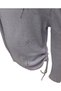 Girl's Balloon Sleeve Model with Adjustable Drawstring on the Sides, Dragonfly Stone Detail, Lilac Color, Long Sleeve Badi - 4