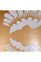 Handmade Gold Leaf Angel Wing Square Wooden Tray - 7