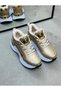 Women's Winter High Sole Fur Lined Lace-Up Comfortable Sports Shoes Casual Sneakers - 2