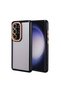 Galaxy S23 Ultra Case with Camera Protection Colorful Edge and Frame Design Senk Vitamin Cover-Black