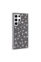 Galaxy S23 Ultra Compatible Shiny Gemstone Design Diamond Senk Case-Grey - 6