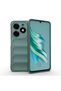 Tecno Spark 20C Case Senk Ethnic Silicone Cover with Flexible Tpu Hollowed Out Back Surface Design - Dark Green - 2