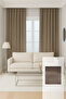 Solid Color Background Curtain – No Pleats, Extra Foam – Living Room and Sitting Room |   Custom & Ready-To-Wear - 2