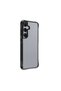 Galaxy S24 Case Transparent Hard Pc Back Surface Design Senk Edo Cover - Black