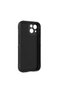 iPhone 14 Case Senk Ethnic Silicone Cover with Flexible Tpu Hollowed Out Back Surface Design - Black - 4