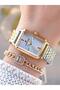 Women's Wristwatch+Bracelet with Steel Strap 2 Years Warranty 3 Atm Water Resistant Bd.13785.4