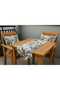 Duck Fabric 2-Piece Double-Sided Throw Pillow Cover (43X43 cm) + Runner (42X100 cm) Set – Decorative Combination - 3