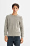 Cotton Regular Fit Logo Crew Neck Sweatshirt Men's Sweatshirt L2520364 614