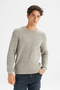 Cotton Regular Fit Logo Crew Neck Sweatshirt Men's Sweatshirt L2520364 614 - 3